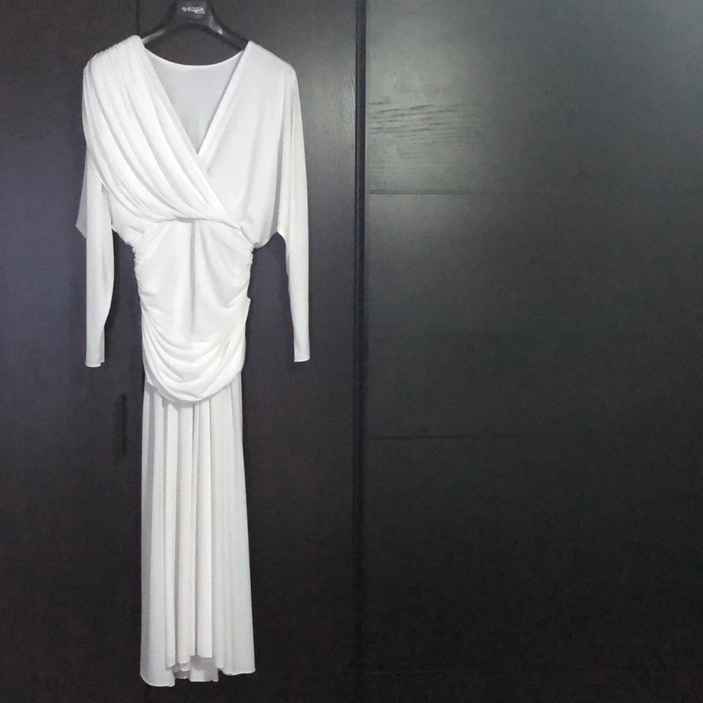 Long white dress (10-12)